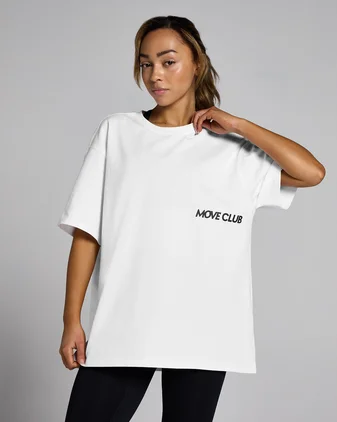 MP Unisex Move Club T-Shirt - White