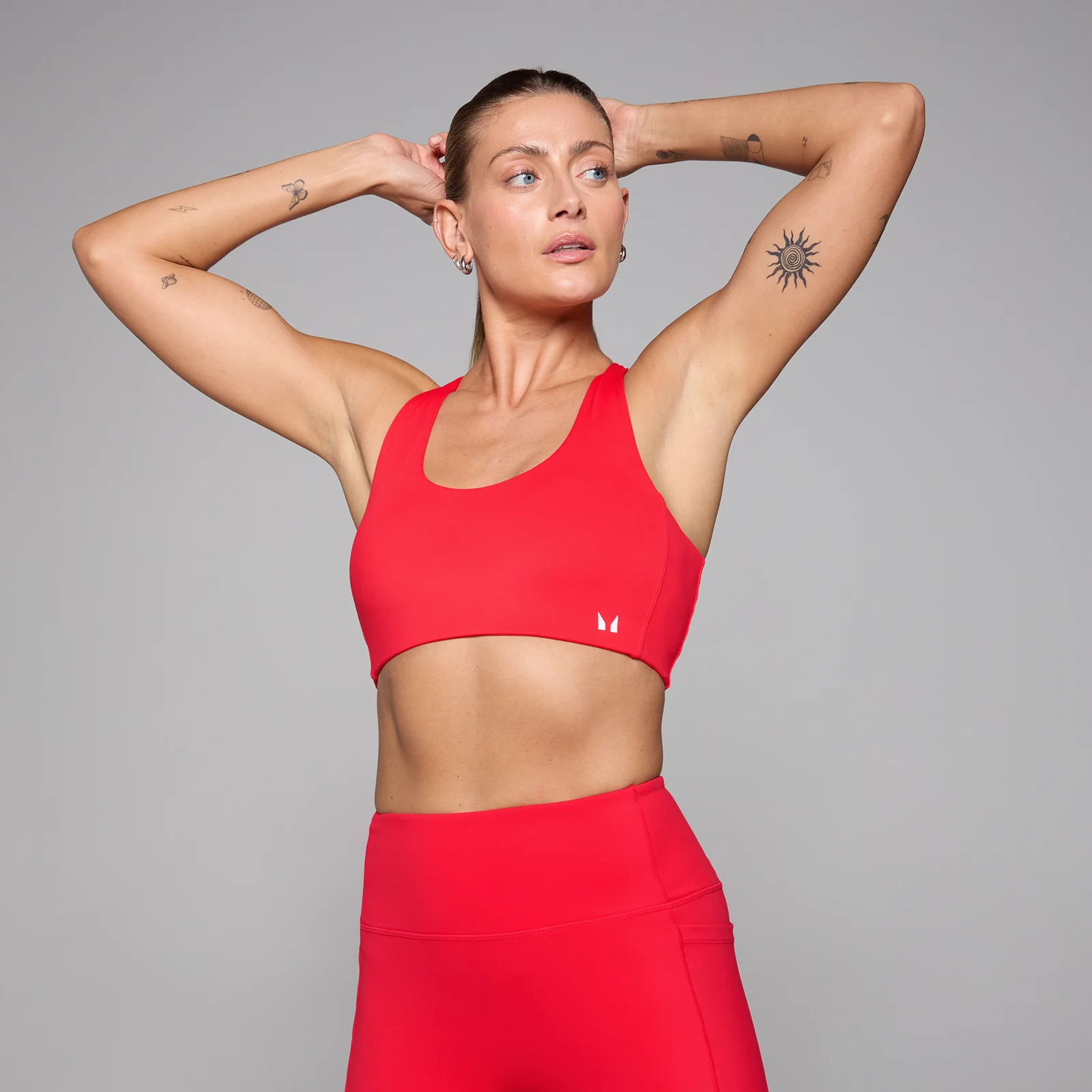 MP Women's Cross Back Adjustable Bra - Scarlet - S Image 1