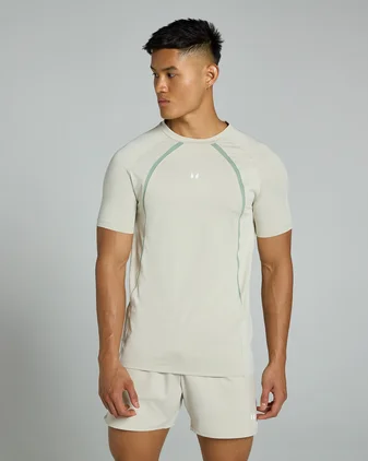 MP Men's Tempo Panel T-Shirt - Ash