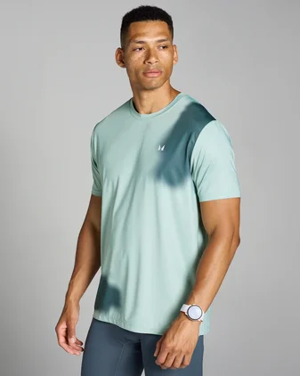 MP Men's Velocity Mesh Print T-Shirt - Grey Mist