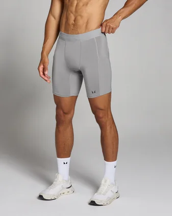MP Men's Tempo Hybrid Baselayer Shorts - Stone Grey