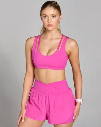 MP Women's Velocity Double Layer Sports Bra - Violet Pink