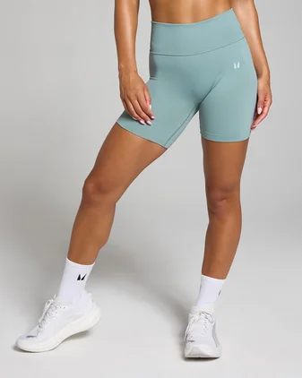 MP Women's Tempo Hybrid Mid-Rise Seamless Shorts - Lead