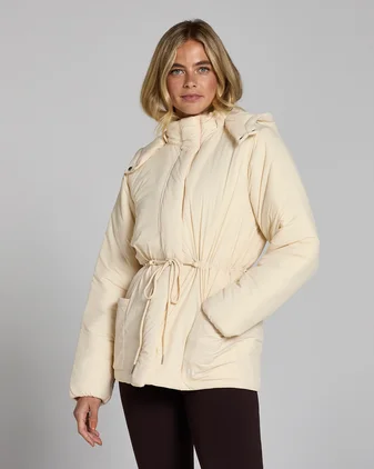 MP Women's Adjustable Waist Short Jacket - Soft Cream