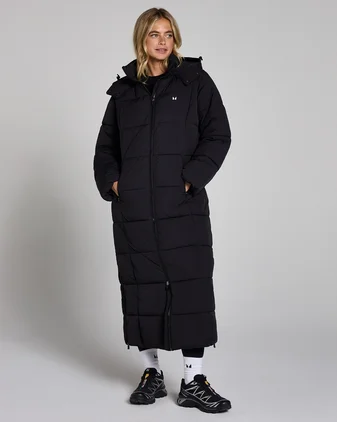 MP Women's Maxi Padded Puffer Jacket - Black