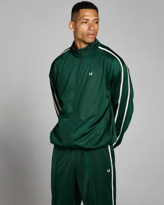 MP Men's Tricot Track Jacket - Dark Emerald