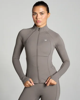 MP Women's Tempo Ultra Curved Seam Jacket - Dark Truffle