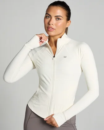 MP Women's Tempo Ultra Curved Seam Jacket - Vanilla
