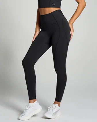 MP Women's Tempo Ultra Curved Seam Leggings - Black