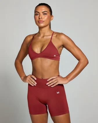 MP Women's Seamless Micro Bralette - Cherry