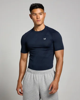 MP Men's Tempo Pillar Graphic Seamless T-Shirt - Navy