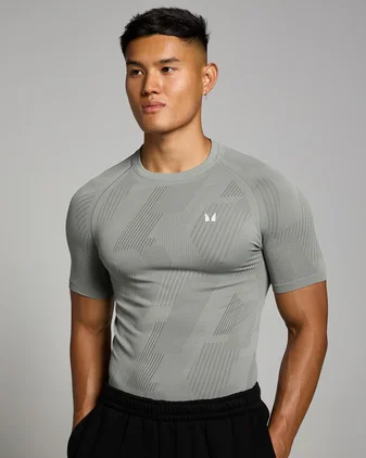 MP Men's Tempo Pillar Graphic Seamless T-Shirt - Storm