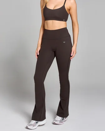 MP Women's Tempo Flared Leggings - Cocoa