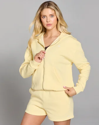 MP Women's Basics Zip Through Hoodie - Butter