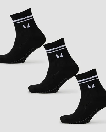 MP Pilates Socks (3 pack) - Black