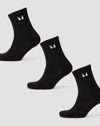MP Running Socks (3 pack) - Black