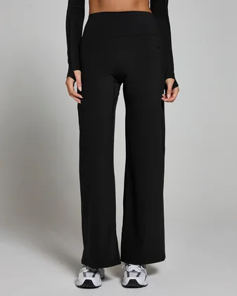 MP Women's Tempo Wide Leg Leggings - Black