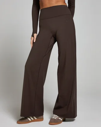 MP Women's Tempo Wide Leg Leggings - Cocoa