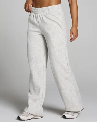 MP Women's Basics Petite Straight Leg Joggers - Grey Marl