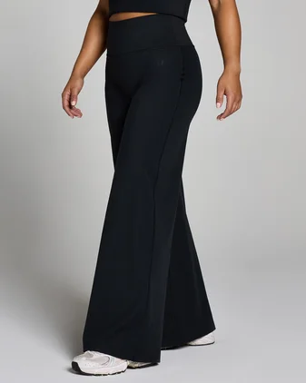 MP Women's Tempo Petite Wide Leg Leggings - Black