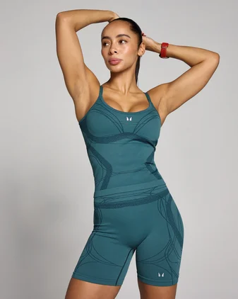 MP Women's Hybrid Seamless Vest - Rich Teal