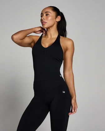 MP Women's Tempo Seamless Halter Neck Vest - Black