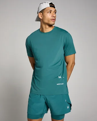 MP Men's Hybrid Mesh T-Shirt - Rich Teal