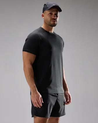 MP Men's Training Ultra Gridded T-Shirt - Black