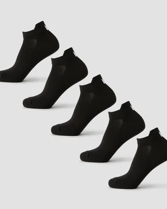 MP Unisex Trainer Socks (5 Pack) - Black