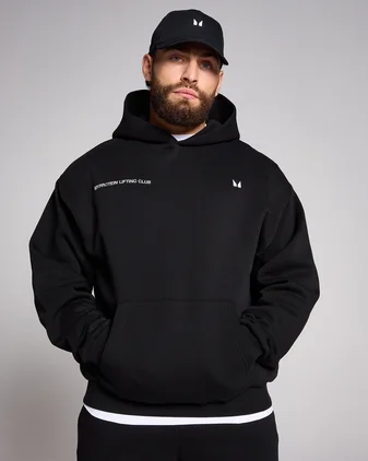 MP Men's Origin Lift Club Oversized Graphic Hoodie - Black