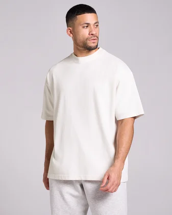 MP Men's Washed Oversized Cotton T-Shirt - Vintage White