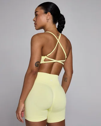 MP Women's Lift Seamless Strappy Bra - Lemon