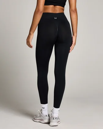 MP Women's Tempo Seamless Scrunch Leggings - Black