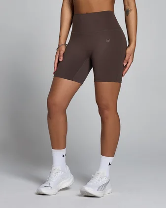 MP Women's Tempo High Waisted Shorts - Cocoa