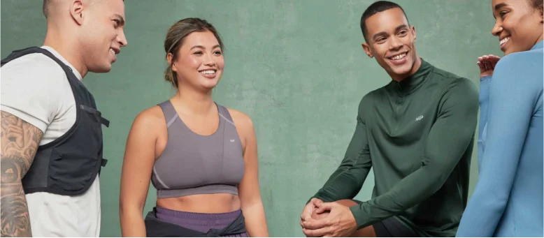 Group of people wearing MP Active wear.